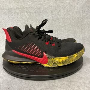 Size 7 1/2 Mens Nike Kobe Mamba Fury Bruce Lee Black Red Yellow Sneakers